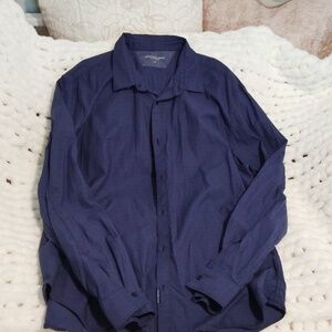 Navy Calvin Klein dress shirt XL